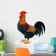 Rooster Cartoon Wall Decal