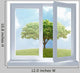 Meadow W Tree Viewed Wall Decal