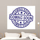 Coming Soon Stamp Wall Decal