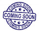 Coming Soon Stamp Wall Decal