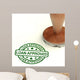 Loan Approved Stamp Showing Wall Decal
