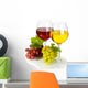 Glasses Wine and Ripe Wall Decal