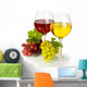 Glasses Wine and Ripe Wall Decal