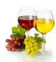 Glasses Wine and Ripe Wall Decal