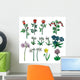 Cartoon Flowers Wall Decal
