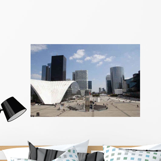La Defense Paris Courtyard Wall Decal