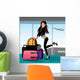 Happy Travelling Girl Wall Decal