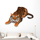 Roaring Angry Tiger Vector Wall Decal