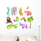 African Animals Wall Decal