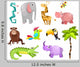 African Animals Wall Decal
