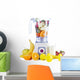 Blender White Wall Decal