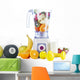 Blender White Wall Decal