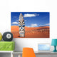 Surfboard Desert Wall Decal