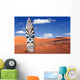 Surfboard Desert Wall Decal