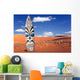 Surfboard Desert Wall Decal