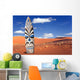 Surfboard Desert Wall Decal