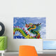 Chinese Dragon Statue Wall Decal