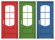 Classic Doors Wall Decal