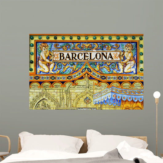 Barcelona Sign Wall Decal