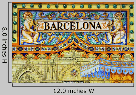 Barcelona Sign Wall Decal