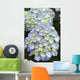 Blue Hydrangea Flower Wall Decal