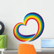 Heart Peace Cuore Della Wall Decal