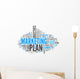 Word Cloud Marketing Plan Wall Decal