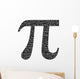 Pi Numbers Wall Decal