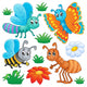 Cute Bugs Collection 2 Wall Decal