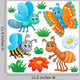 Cute Bugs Collection 2 Wall Decal
