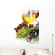 Bottle and Glasses Wine Wall Decal