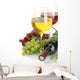 Bottle and Glasses Wine Wall Decal