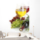 Bottle and Glasses Wine Wall Decal
