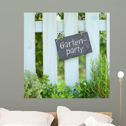 Gartenparty Wall Decal