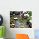 Koi Carp Pond Wall Decal