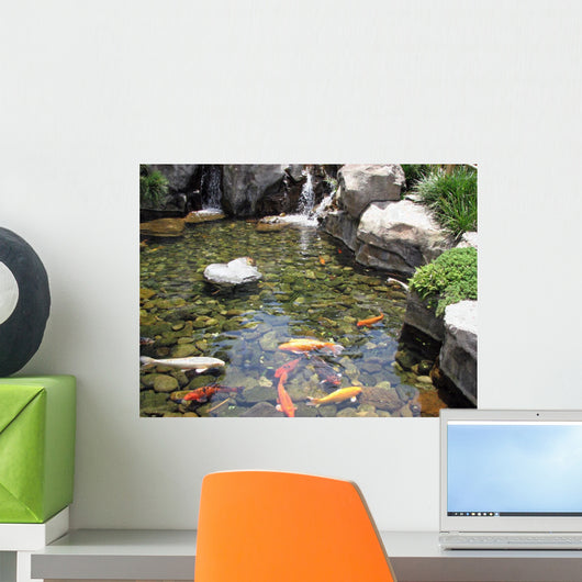 Koi Carp Pond Wall Decal