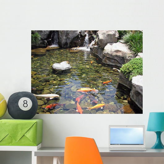 Koi Carp Pond Wall Decal