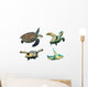 Hawksbill Sea Turtles White Wall Decal