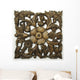 Ornate Wood Floral Ornament Wall Decal