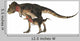 Adult and Young Tarbosaurus Wall Decal