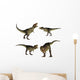 Tyrannosaurus Pack Wall Decal