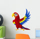 Detailed Funny Macaw Bird Wall Decal