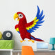 Detailed Funny Macaw Bird Wall Decal