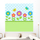 Flowers and Butterflies Wall Decal