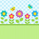 Flowers and Butterflies Wall Decal