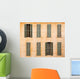 French Windows with Shutters Wall Decal