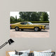 Classic American Yellow Muscle Wall Decal