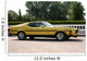 Classic American Yellow Muscle Wall Decal