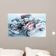 Exploded Transparent Car Wall Decal