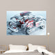 Exploded Transparent Car Wall Decal